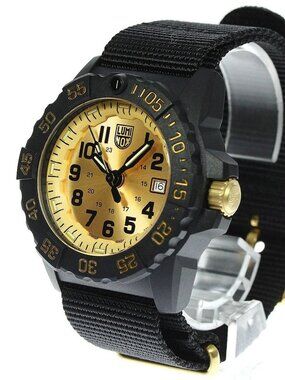 LUMINOX NAVY SEAL 3500 SERIES 3505.GP.SET Gold limited edition QZ Men's_739043